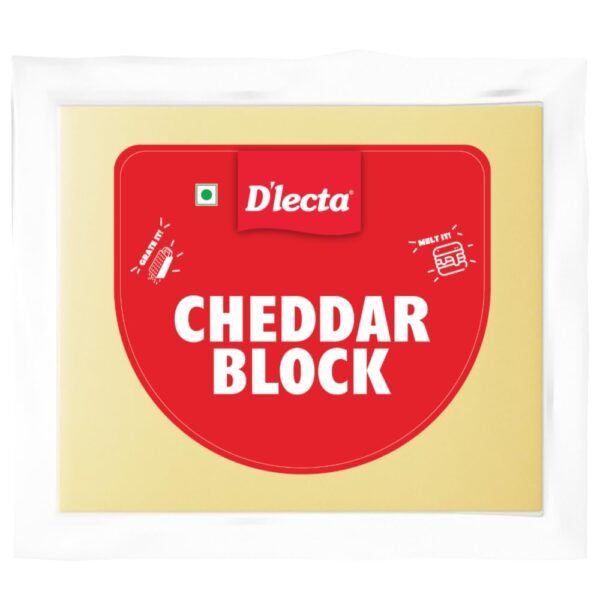 D'lecta Natural Cheddar Cheese - 200 g