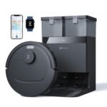 ECOVACS Deebot N50 PRO Omni 2 in 1 Robotic Vacuum Cleaner & Mop, 2026 New Launch 25000 Pa Suction, Self-Emptying Omni-Station, Zerotangle 3.0, Hot Air-Drying, Auto-Lift Mop On Carpet, Upto 300 Mins