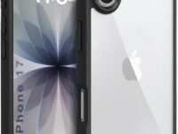 EGOTUDE for iPhone 17 Case, Polycarbonate Hard Back Cover, Anti-Yellowing Clear Transparent