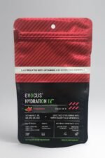 Evocus Hydration IV Electrolyte Drink Mix Powder | Cranberry | Energy Drink | Instant Hydration (Pack of 6)