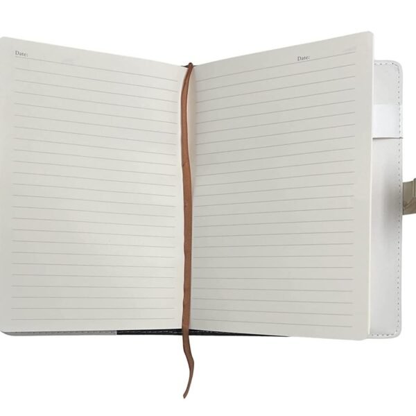 Fancy Secret Diary with Safety Number Lock - Private Writing Notebook for Secure Notes and Planning - Hard Cover Journal for All Ages (1 Pcs) (Marble White)