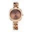 Fastrack Vyb Spotlight Quartz Analog with Mocha Mousse Dial Rose Gold Strap Watch for Women - FV60109WM02W