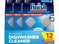 Finish in-Wash Dishwasher Cleaner: Clean Hidden Grease and Grime, 12 ct