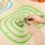Flexible Cutting Board Mat Non-Slip Clear Plastic Chopping Sheet, BPA-Free Dishwasher Safe, Color-Coded Thin Kitchen Cutting Mat for Meat, Vegetables & Fruits