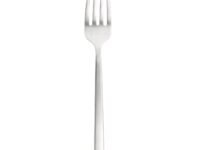 Fortessa Arezzo 18/10 Stainless Steel Flatware, Serving Fork, 9.25", Brushed Stainless Steel
