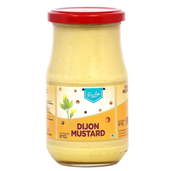 Freshos Dijon Mustard Paste, Yellow & Red, Medium, 370 g
