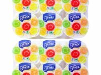 Frix Mixed Fruit Jelly Cups Pack of 12 | Assorted Flavors | Pure Veg | Ready-to-Eat Kids Dessert Snack