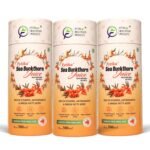 Fytika Sea Buckthorn Juice - 300 ML (PACK OF 3) | Pulp Concentrate Made for Your Total Body Care & Wellness | Rich in Vitamin C, Omega 3, 6, 7, 9 & Antioxidants | For Men & Women