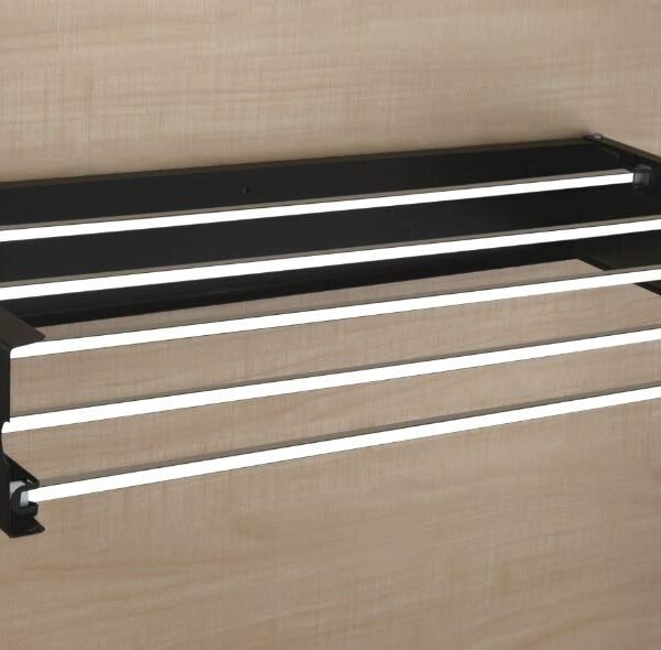 GOSAI Stainless Steel Folding Wall Mounted Cloth Dryer Rack/Stand Outdoor Indoor | Laundry Room | Bedroom | Pool Area