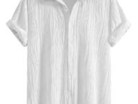 GRECIILOOKS Men Cotton Shirt | Casual Shirt | Stylish Shirt | Textu Shirt | Regular Fit | Formal Shirt | Solid Slim Fit