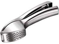 Garlic Press Crusher and Mincer with Sturdy Construction - Professional Food Grade, Rust Proof, Easy Squeeze and Clean, Dishwasher Safe, by Venoya