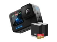 GoPro HERO12 Black Powerhouse Bundle - HERO12 Black Waterproof Digital Action Camera+ Extra Enduro Battery + 64GB Micro SD Card