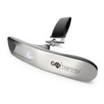 GoTrippin by Destinio Weight Machine for Luggage - 50 kg capacity, Steel body, Lifetime replacement - Digital Portable Electronic Luggage Weighing Scale for home, travel, flights, bags (Silver, 50 kg)