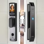 Golens X95 Luxury Smart Door Lock | 9 Ways Unlocking | 3D Face ID | Fingerprint | Mobile App | RFID Card | PIN | OTP, Mechanical Key, Temporary Password, Door Viewer, No Extra Gateway Required