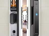Golens X95 Luxury Smart Door Lock | 9 Ways Unlocking | 3D Face ID | Fingerprint | Mobile App | RFID Card | PIN | OTP, Mechanical Key, Temporary Password, Door Viewer, No Extra Gateway Required