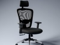 Green Soul Jupiter Superb | Ergonomic Mesh Office Chair for Work | 3 Year Warranty | Multi-Lock Synchro Tilt Recline Mechanism | 2D Armrest | Adjustable Lumbar | High Back | Black