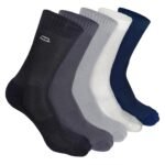 HEELIUM Bamboo Crew Socks for Men | Formal Socks, Full Length | Odour Free & Cushioned Base | 3X Softer than Regular Socks