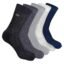 HEELIUM Bamboo Crew Socks for Men | Formal Socks, Full Length | Odour Free & Cushioned Base | 3X Softer than Regular Socks