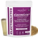 HealthyHey Nutrition Electrolyte Powder, Natural Lemon Flavor - Hydration Drink Mix Supplement with Ginger Extract - Boost Energy - NO Maltodextrin Sugar - 15 Servings