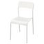 Ikea Steel Modern and Less Space Stacking Chair(White).