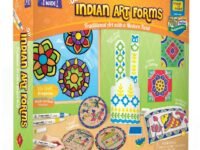 Imagimake Learn Indian Art Forms-Arts and Craft DIY Kit for Kids, Ages 8-12, 5 Indian Art Forms-Madhubani, Warli, Lippan, Mandala & Block Printing, Perfect DIY Craft Kit for Kids