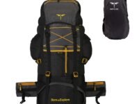 Impulse rucksack bags 75 litres travel bag for men tourist bag for travel backpack for hiking trekking Bag for men camping thames blue bag with 1 Year Warranty