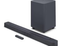 JBL Bar 500 Pro Dolby Atmos® Soundbar with Wireless Subwoofer, 5.1 Channel, 3D Surround, Multibeam™, HDMI eARC with 4K Dolby Vision Pass-Through, One App, Bluetooth, Wi-Fi & Optical Input (590W)