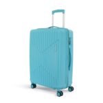 KAMILIANT by American Tourister Medium Savvy 70 Cms Check-in (PP) Hard Sided 8 Wheels Spinner Luggage/Suitcase/Trolley Bag (Sea Blue) (Double Wheel)