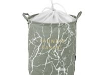 KOLORR 65L Laundry Bag for Clothes/Small Cloth Hamper Basket Foldable with Lid Fabric Cover – Grey