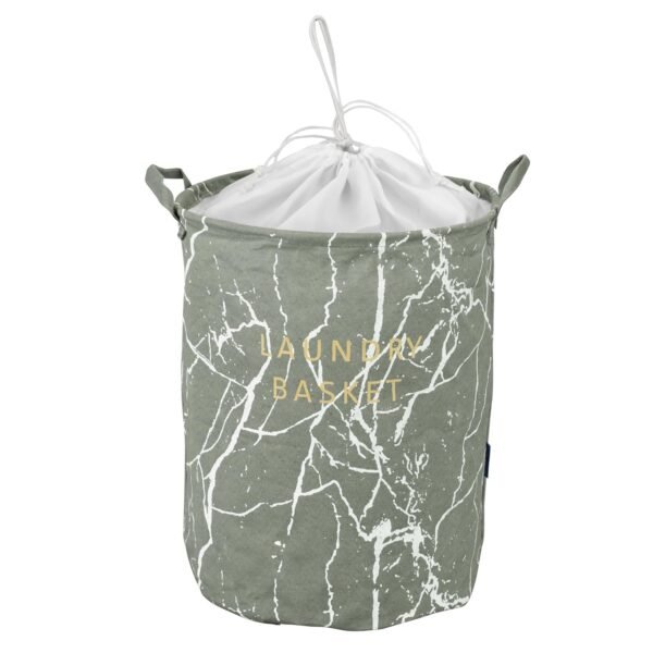 KOLORR 65L Laundry Bag for Clothes/Small Cloth Hamper Basket Foldable with Lid Fabric Cover – Grey