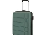 Kamiliant American Tourister Polypropylene (Pp) Kam Harrier Sp56Cm Suitcase/Small Hard 4 Wheels Spinner Trolley Bag, Slt Gry, Grey