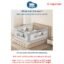 Kids Station Baby Bed Rail Guard for Baby Safety – Foldable Rails, Adjustable Height (2'6" or 80cm), Patented, Made in India – Queen Size Bed (3 Sides, 6ftx6ftx5ft or 180cmx180cmx150cm, Grey, Basic)