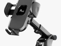 Kratos Grip X3 Premium Mobile Holder for Car with Back Button Unlocking Mechanism, Strong Suction Cup, 360° Rotatable,Car Mobile Holder for Wildshield and Dashboard, Compatible with 4 to 7" Smartphone