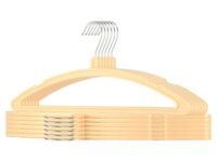 Kuber Industries 12 Piece Plastic Hanger, Cream