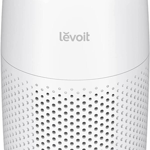 LEVOIT Core Mini Air Purifier For Coverage Area 183 Sq Ft, H13 Truehepa Filter, Remove 99.97% Dust, Smoke, & Pollen, With Fragrance Sponge, (2 Years Warranty), White