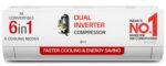 LG 1 Ton 4 Star DUAL Inverter Split AC (Copper, AI Convertible 6-in-1 with VIRAAT Mode, Faster Cooling & Energy Saving, 4 Way Swing, HD Filter with AntiVirus Protection, US-Q13JNYE, White)
