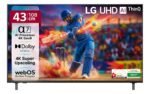 LG 108 cm (43 inches) UA82 AI Series 4K Ultra HD Smart webOS LED TV 43UA82006LA