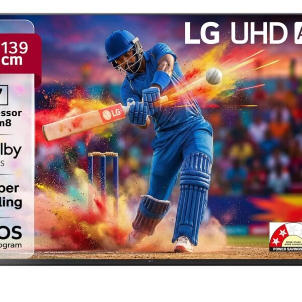 LG 139 cm (55 inches) UA82 AI Series 4K Ultra HD (3840 x 2160) Smart webOS LED TV 55UA82006LA