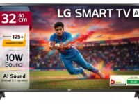 LG 80 cms (32 inches) LR570 AI Series HD Ready Smart webOS LED TV 32LR570B6LA