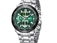 LONGBO Analog Business Casual Stainless Steel Decorative Subdials Watch for Men