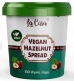 La Casa Hazelnut Chocolate Spread | Vegan | All Natural | Hazelnut Ganache | No Colors/Essence/Preservatives Used | 1 Kg |