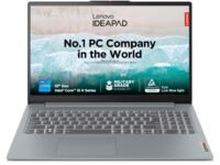 Lenovo IdeaPad Slim 3, 12th Gen Intel Core i5-12450H (16GB LPDDR5, 512GB SSD), Anti-glare, FHD 15.6"(39.6cm), Win 11, Office Home 2024, Arctic Grey, 1.62Kg, 83ER00MDIN, Thin & Light, Backlit KB Laptop