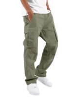 Lymio Cargo for Men || Cotton Cargo Pant || Drawstring Waist Pant (Also Available in Plus Sizes) (01-04)