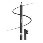 MARS Eyebrow Pencil With Spoolie | Long Lasting & Smudge Proof | High Pigmented Eyebrow Pencil (1.2 gm) (Black)