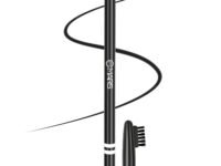 MARS Eyebrow Pencil With Spoolie | Long Lasting & Smudge Proof | High Pigmented Eyebrow Pencil (1.2 gm) (Black)