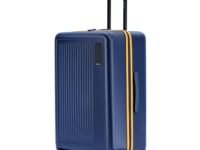 MOKOBARA The Transit Luggage Poly-Carbonate Hard Sided 8 Silent Ninja Wheels for Travelling (We Meet Again Sunray (Limited Edition), Check-in Large)