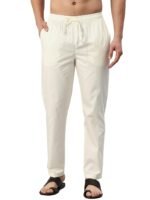 Majestic Man Men's Regular Fit Mid Rise Casual Style Pure Cotton Pyjama Bottom