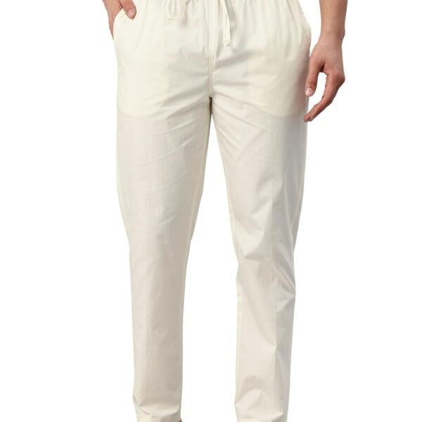 Majestic Man Men's Regular Fit Mid Rise Casual Style Pure Cotton Pyjama Bottom