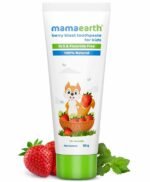 Mamaearth 100% Natural Berry Blast Kids Plaque Removal Toothpaste 50 Gm, Fluoride Free, SLS Free, No Artificial Flavours, Best for baby