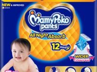 Mamypoko pants All night absorb| Pant Style Baby Diapers Medium Size(M), 70 Count, Ideal for 7-12Kgs|1 Diaper= Upto All night Absorption|Wider Crisscross Sheet|Gentle Coco Care| 12hr Leakage Protection| Prevents Heaviness.